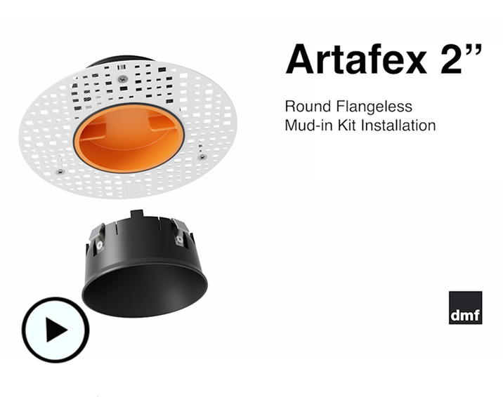 Artafex 2" Round Flangeless Mud-in Kit Installation